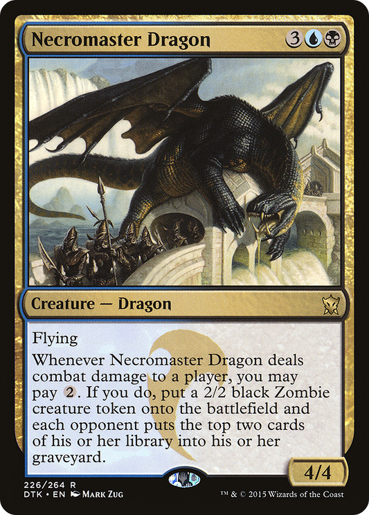 MAGIC: THE GATHERING  - Necromaster Dragon (DTK-226) - Dragons of Tarkir Foil