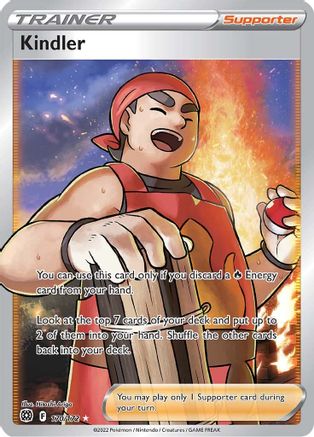 POKEMON TCG - Kindler (Full Art) 170/172 SWSH09 Brilliant Stars - Ultra Rare