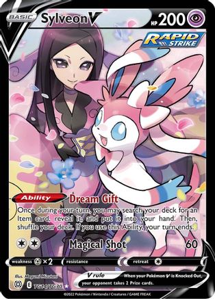 POKEMON TCG - Sylveon V TG14/TG30 SWSH09 Brilliant Stars Trainer Gallery - Ultra Rare