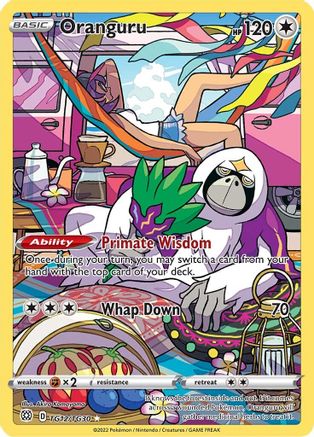 POKEMON TCG - Oranguru TG12/TG30 SWSH09 Brilliant Stars Trainer Gallery - Ultra Rare