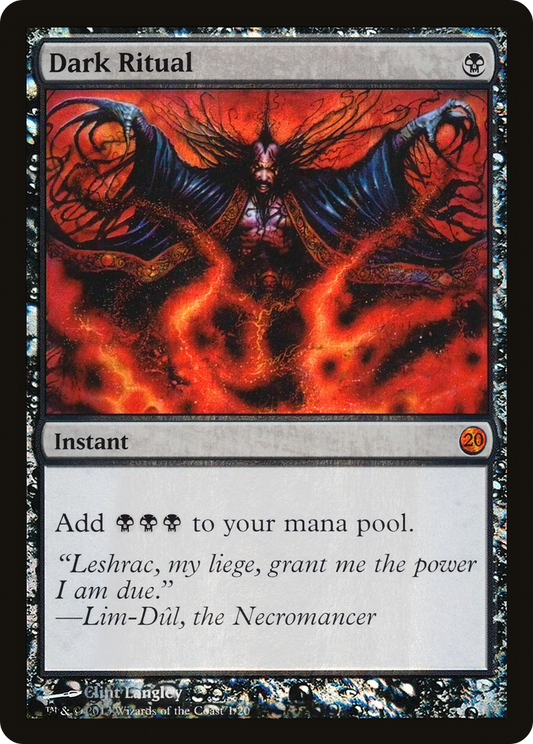 MAGIC: THE GATHERING  - Dark Ritual (V13-001) - From the Vault: Twenty Foil