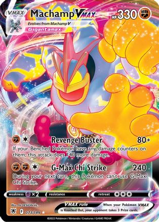 POKEMON TCG - Machamp VMAX 073/189 SWSH10 Astral Radiance - Ultra Rare