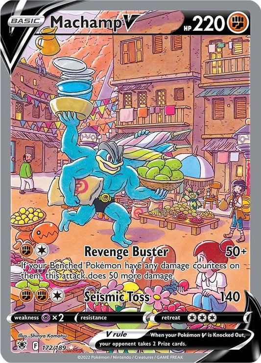 POKEMON TCG - MACHAMP V 172/189 ASTRAL RADIANCE ALTERNATE ART