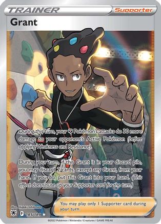 POKEMON TCG - Grant (Full Art) 185/189 SWSH10 Astral Radiance - Ultra Rare