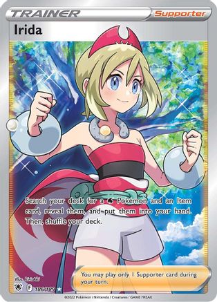 POKEMON TCG - Irida (Full Art) 186/189 SWSH10 Astral Radiance - Ultra Rare