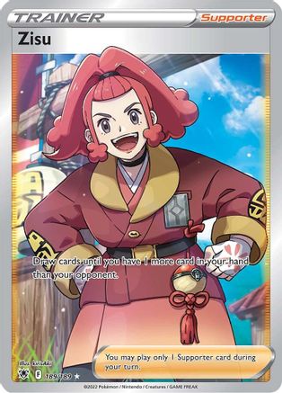 POKEMON TCG - Zisu (Full Art) 189/189 SWSH10 Astral Radiance - Ultra Rare