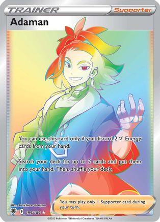 POKEMON TCG - Adaman (Secret) 199/189 SWSH10 Astral Radiance - Secret Rare