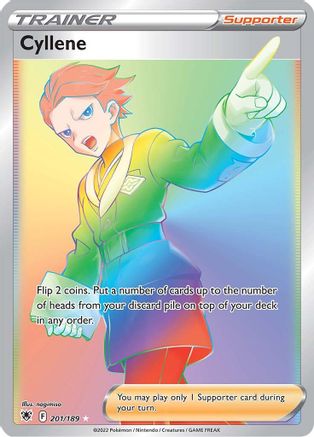 POKEMON TCG - Cyllene (Secret) 201/189 SWSH10 Astral Radiance - Secret Rare