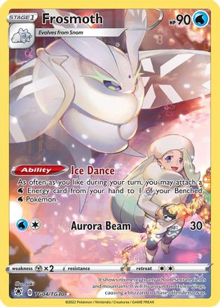 POKEMON TCG - Frosmoth TG04/TG30 SWSH10 Astral Radiance Trainer Gallery - Ultra Rare
