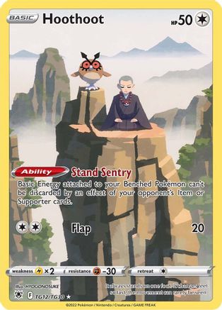 POKEMON TCG - Hoothoot TG12/TG30 SWSH10 Astral Radiance Trainer Gallery - Ultra Rare
