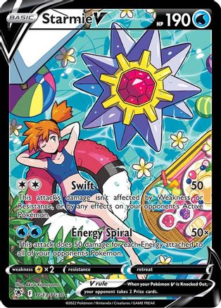 POKEMON TCG - Starmie V TG13/TG30 SWSH10 Astral Radiance Trainer Gallery - Ultra Rare