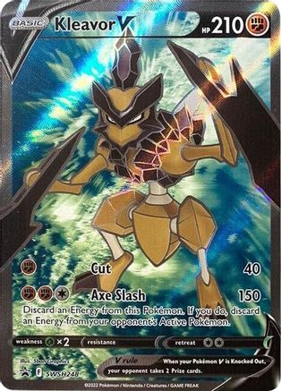 POKEMON TCG - Kleavor V (Full Art) SWSH248 SWSH Sword & Shield Promo Cards - Promo