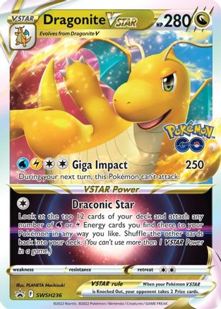 POKEMON TCG - Dragonite VSTAR SWSH236 SWSH Sword & Shield Promo Cards - Promo