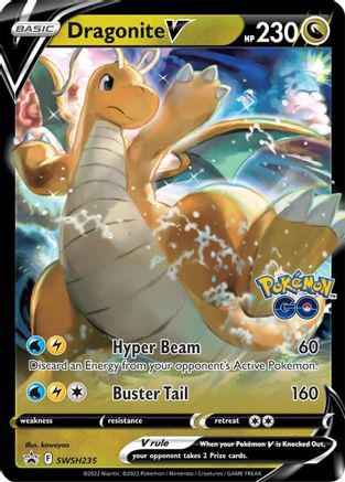 POKEMON TCG - Dragonite V SWSH235 SWSH Sword & Shield Promo Cards - Promo
