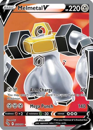 POKEMON TCG - Melmetal V (Full Art) 075 Pokemon GO - Ultra Rare
