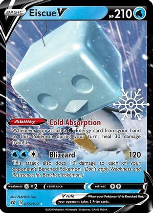 POKEMON TCG - Eiscue V 055/192 Miscellaneous Cards & Products - Promo