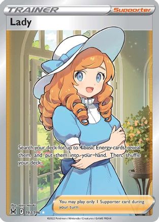 POKEMON TCG - Lady (Full Art) 193/196 SWSH11 Lost Origin - Ultra Rare