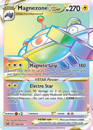 POKEMON TCG - Magnezone VSTAR (Secret) 198/196 SWSH11 Lost Origin - Secret Rare