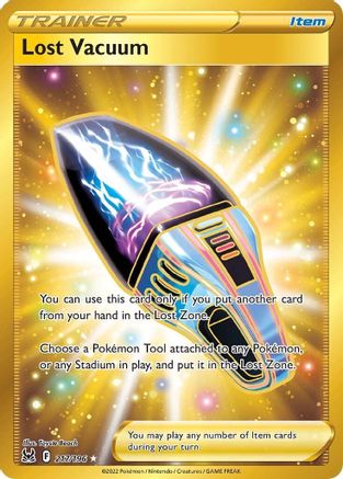 POKEMON TCG - Lost Vacuum (Secret) 217/196 SWSH11 Lost Origin - Secret Rare