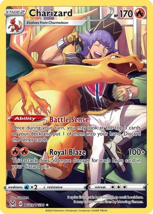 POKEMON TCG - Charizard TG03/TG30 SWSH11 Lost Origin Trainer Gallery - Ultra Rare