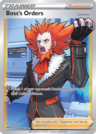 POKEMON TCG - Boss's Orders TG24/TG30 SWSH11 Lost Origin Trainer Gallery - Ultra Rare