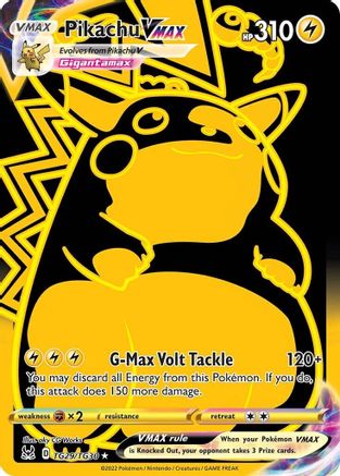 POKEMON TCG - Pikachu VMAX (Secret) TG29/TG30 SWSH11 Lost Origin Trainer Gallery - Ultra Rare