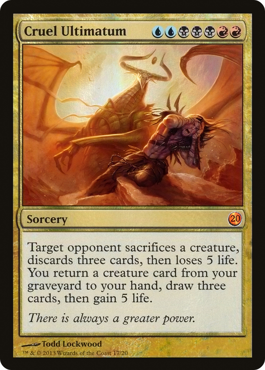 MAGIC: THE GATHERING  - Cruel Ultimatum (V13-017) - From the Vault: Twenty Foil