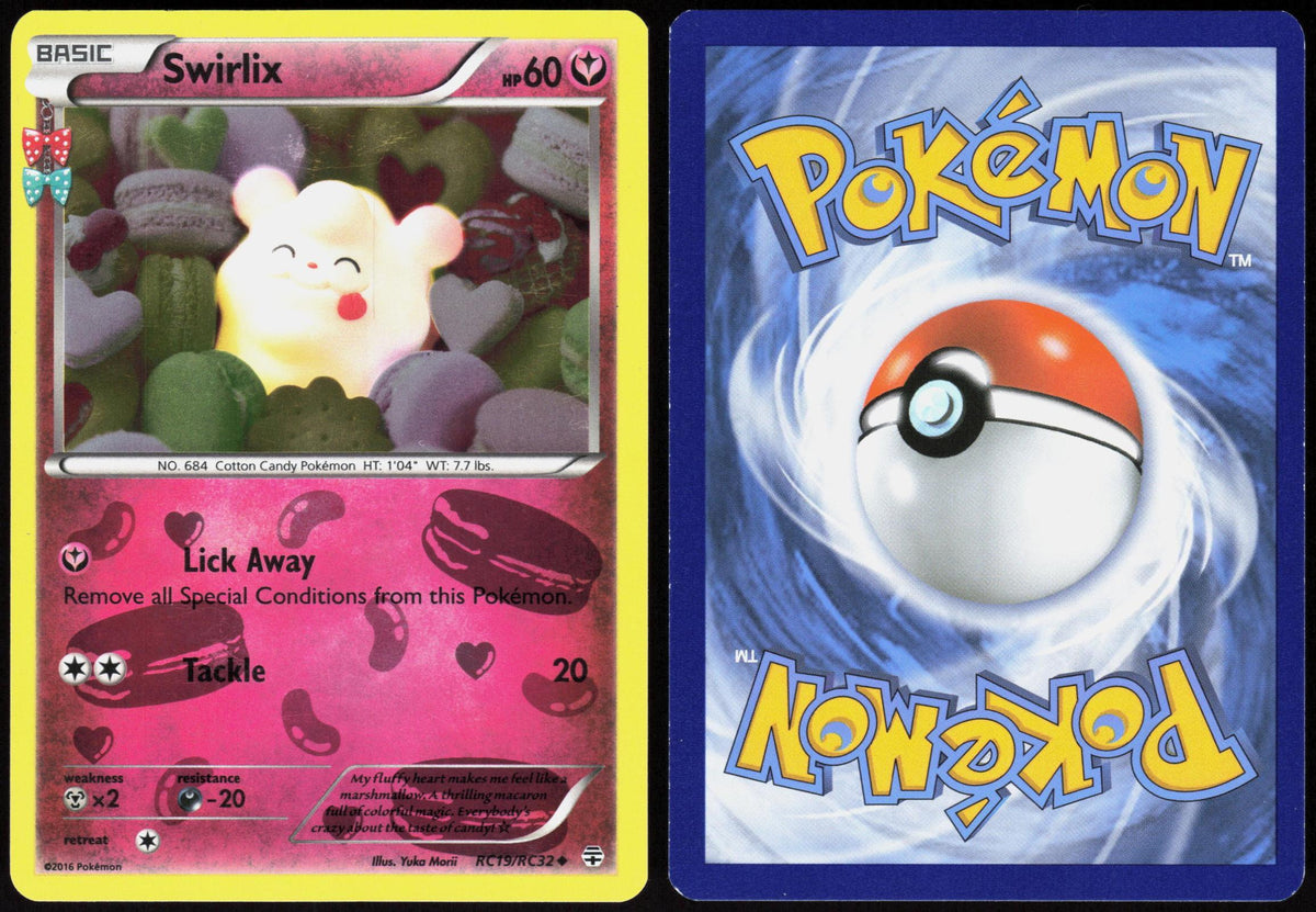 SWIRLIX RC19/RC32 GENERATIONS POKEMON UNCOMMON HOLO LP