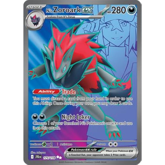 POKEMON TCG - N'S ZOROARK EX 175/159 JOURNEY TOGETHER FULL ART