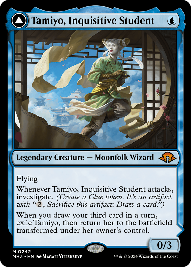 MAGIC: THE GATHERING  - Tamiyo, Inquisitive Student (MH3-242) - Modern Horizons 3 Foil