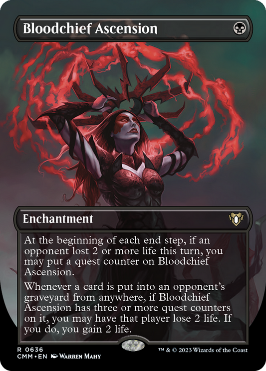 MAGIC: THE GATHERING  - Bloodchief Ascension (Borderless) (CMM-636) - Commander Masters