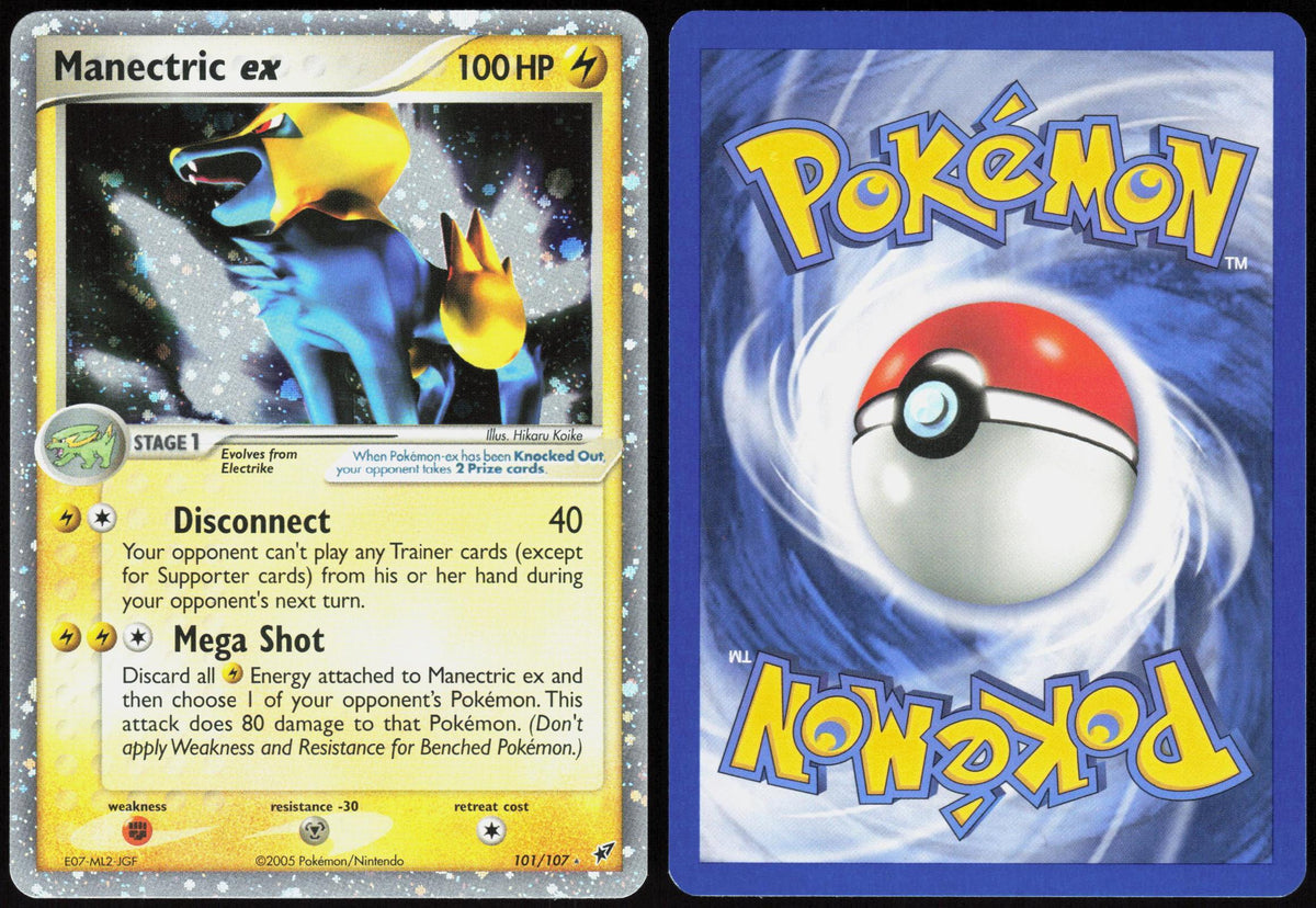MANECTRIC EX 101/107 DEOXYS POKEMON EX RARE LP