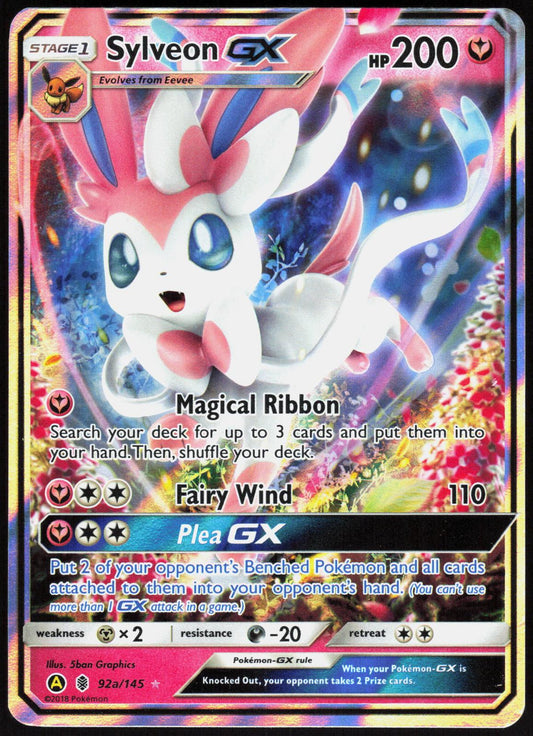 SYLVEON GX 92A/145 ALTERNATE ART PROMOS POKEMON PROMO HOLO LP