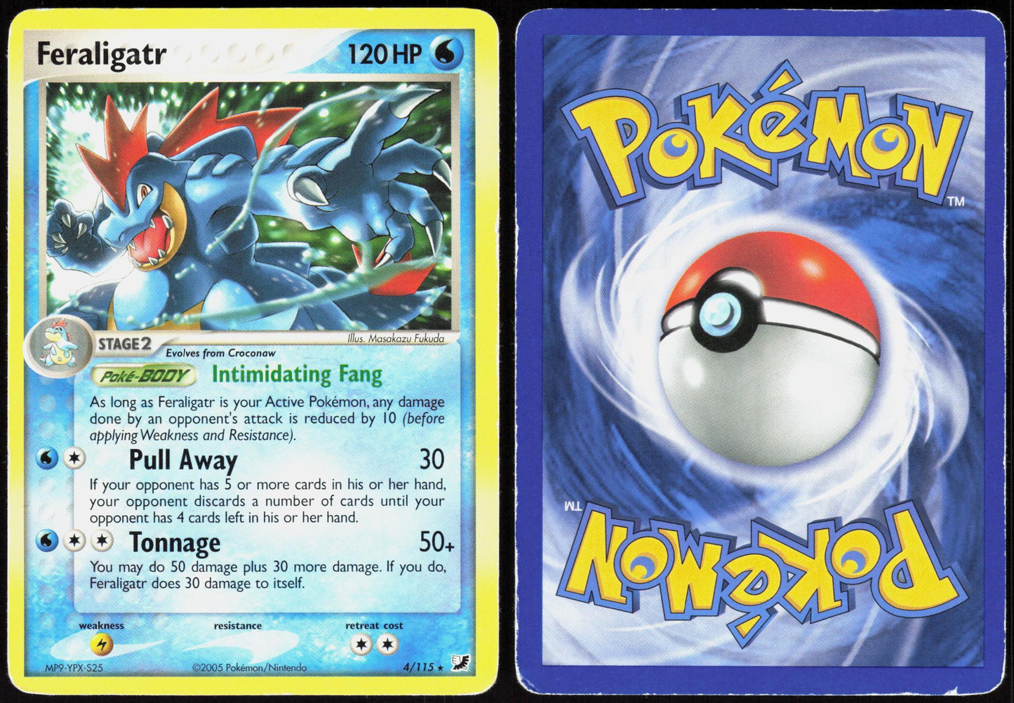 FERALIGATR 4/115 DECK EXCLUSIVES POKEMON RARE MP
