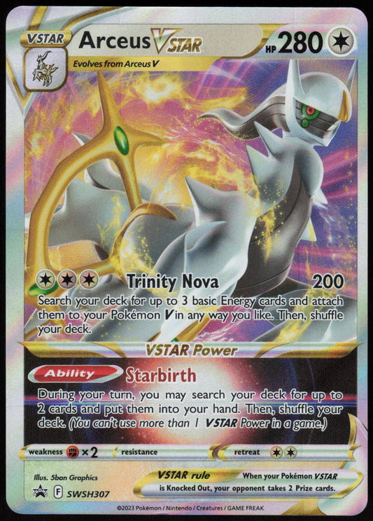 ARCEUS VSTAR SWSH307 SWORD & SHIELD PROMO POKEMON PROMO HOLO NM