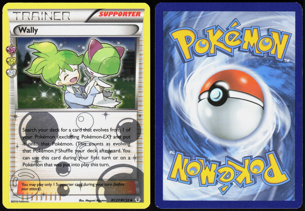 WALLY RC27/RC32 GENERATIONS POKEMON UNCOMMON HOLO LP