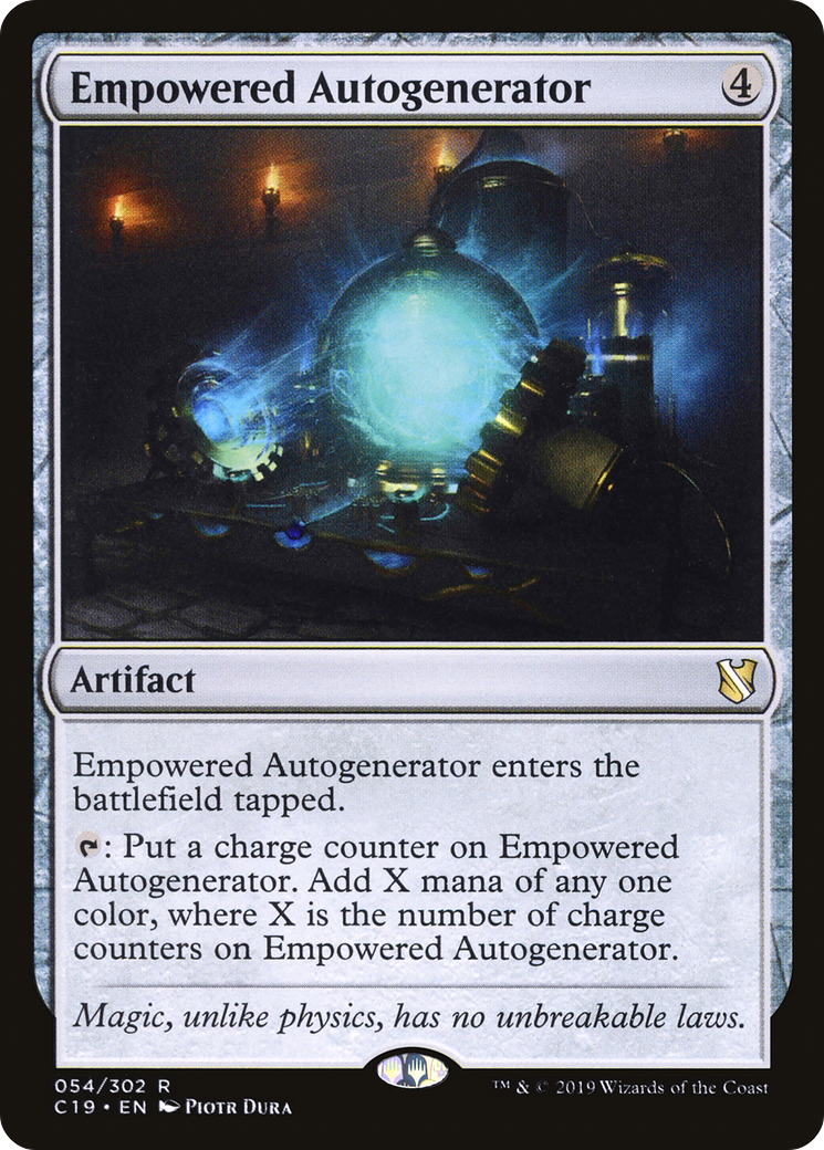 MAGIC: THE GATHERING  - Empowered Autogenerator (C19-054) - Commander 2019