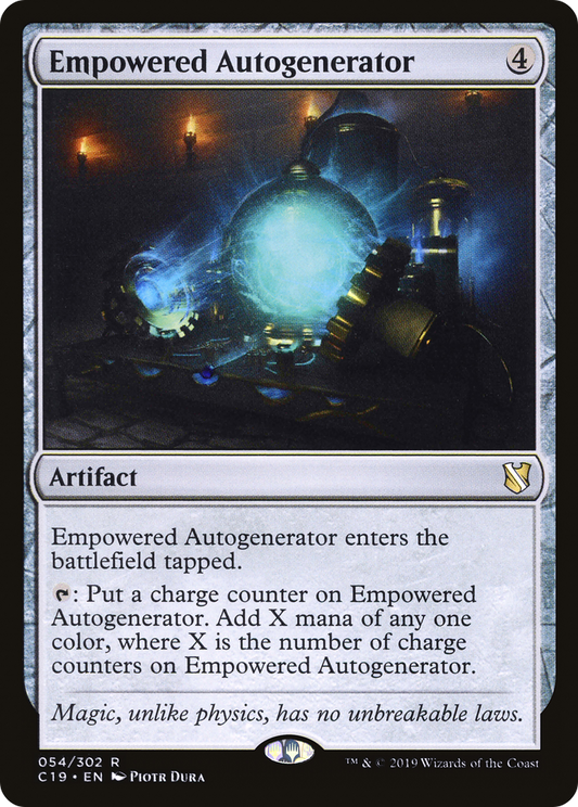 MAGIC: THE GATHERING  - Empowered Autogenerator (C19-054) - Commander 2019