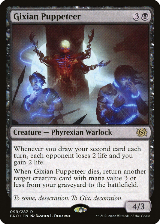 MAGIC: THE GATHERING  - Gixian Puppeteer (BRO-099) - The Brothers' War