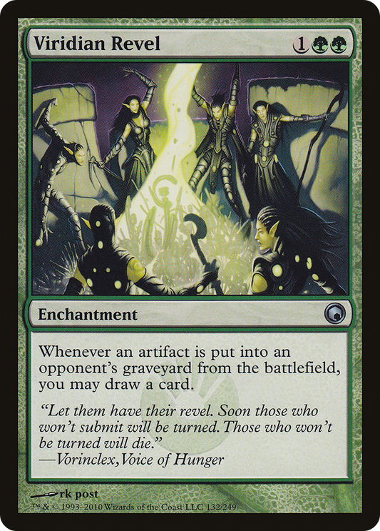 MAGIC: THE GATHERING  - Viridian Revel (SOM-132) - Scars of Mirrodin