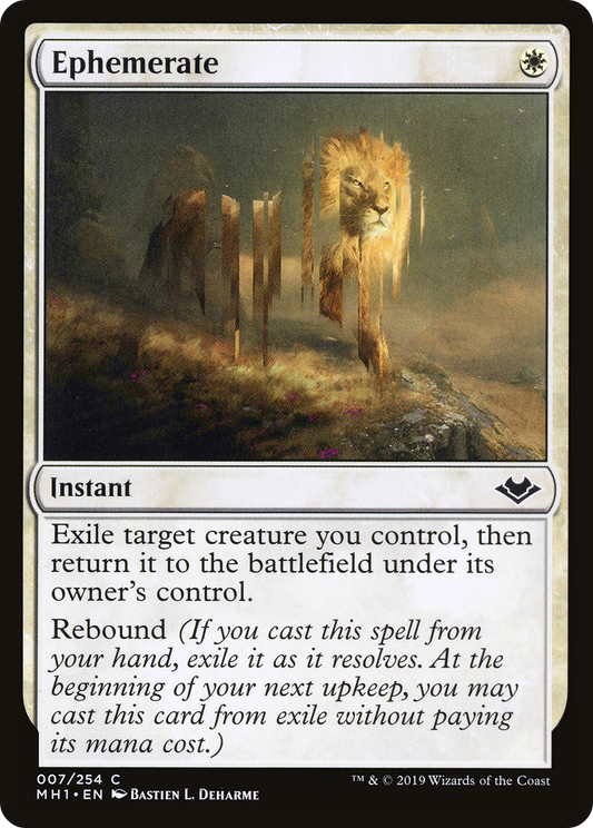 MAGIC: THE GATHERING  - Ephemerate (MH1-007) - Modern Horizons