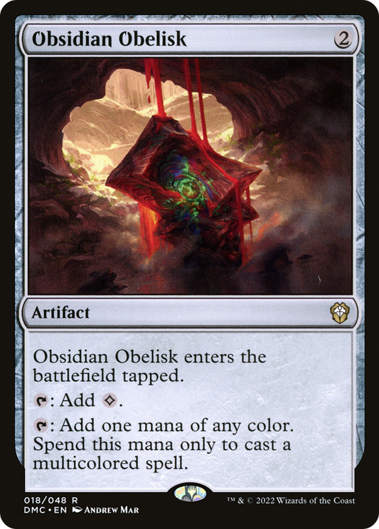 MAGIC: THE GATHERING  - Obsidian Obelisk (DMC-018) - Dominaria United Commander