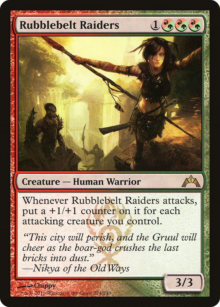 MAGIC: THE GATHERING  - Rubblebelt Raiders (GTC-224) - Gatecrash