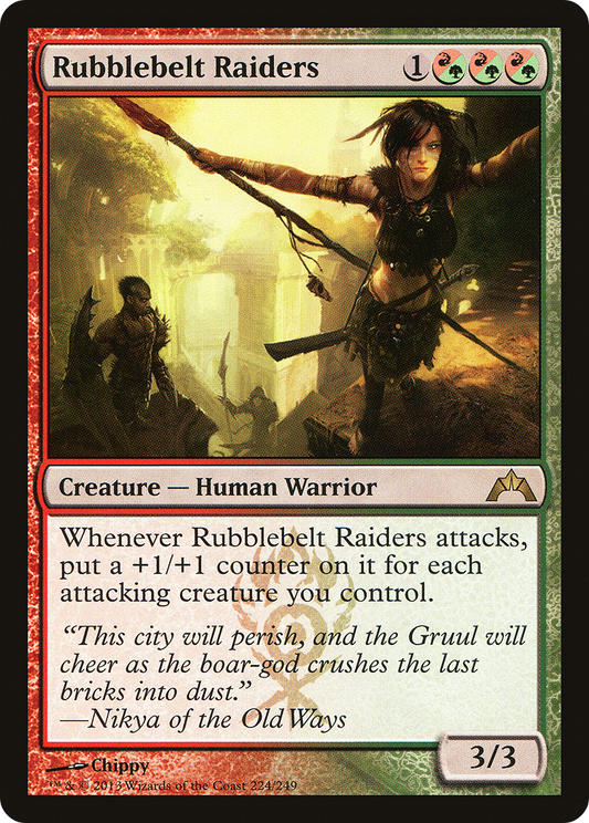 MAGIC: THE GATHERING  - Rubblebelt Raiders (GTC-224) - Gatecrash
