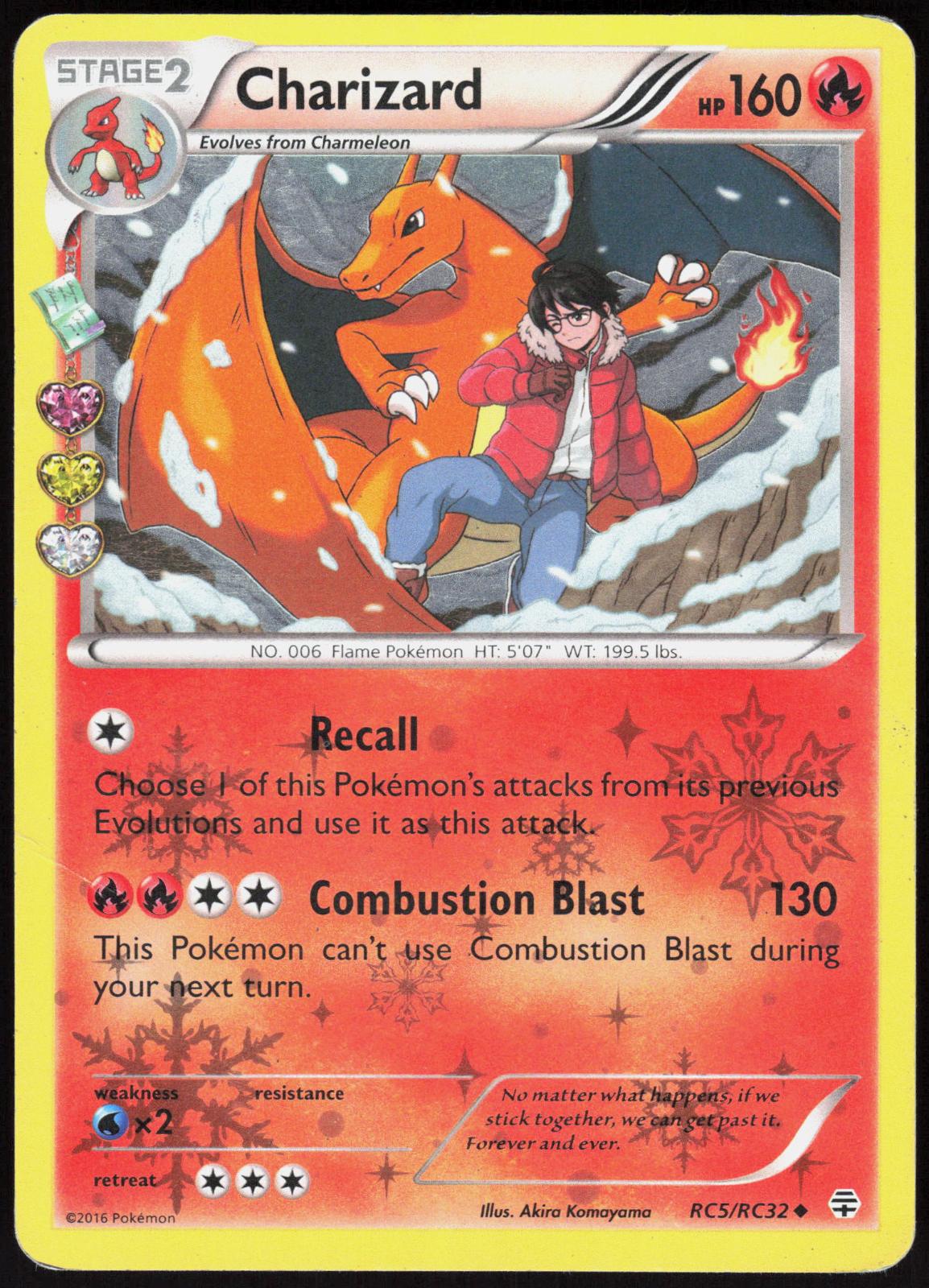 CHARIZARD RC5/RC32 GENERATIONS POKEMON UNCOMMON HOLO HP