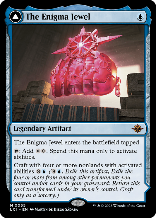 MAGIC: THE GATHERING  - The Enigma Jewel (LCI-055) - The Lost Caverns of Ixalan