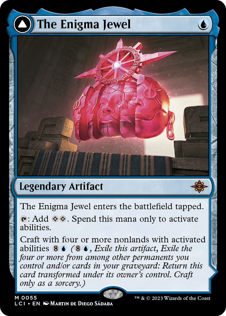MAGIC: THE GATHERING  - The Enigma Jewel (LCI-055) - The Lost Caverns of Ixalan