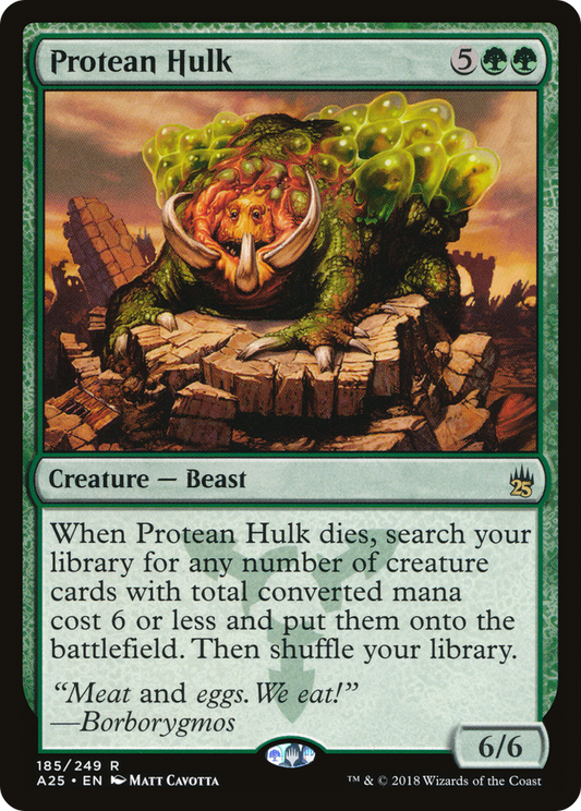 MAGIC: THE GATHERING  - Protean Hulk (A25-185) - Masters 25