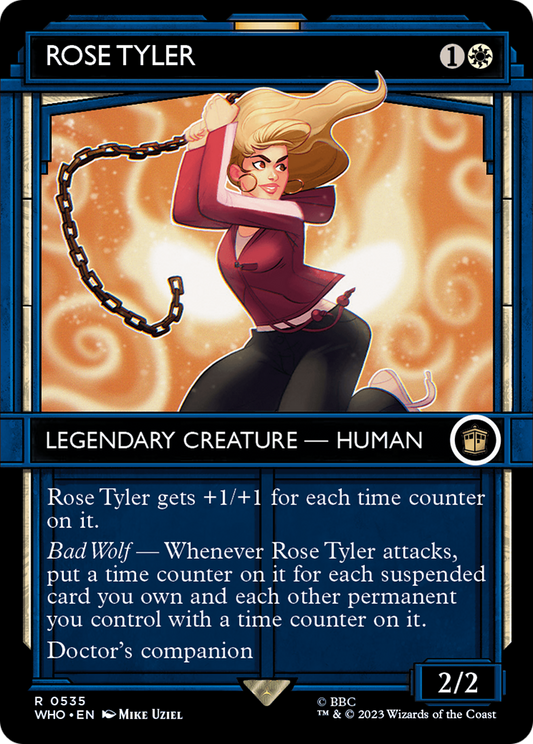 MAGIC: THE GATHERING  - Rose Tyler (Showcase) (WHO-535) - Doctor Who: (Showcase) (Borderless)