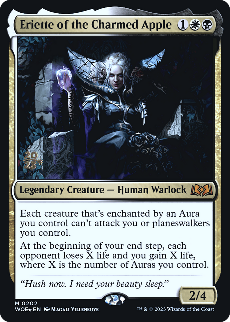 MAGIC: THE GATHERING  - Eriette of the Charmed Apple (PRE-202) - Wilds of Eldraine Promos Foil